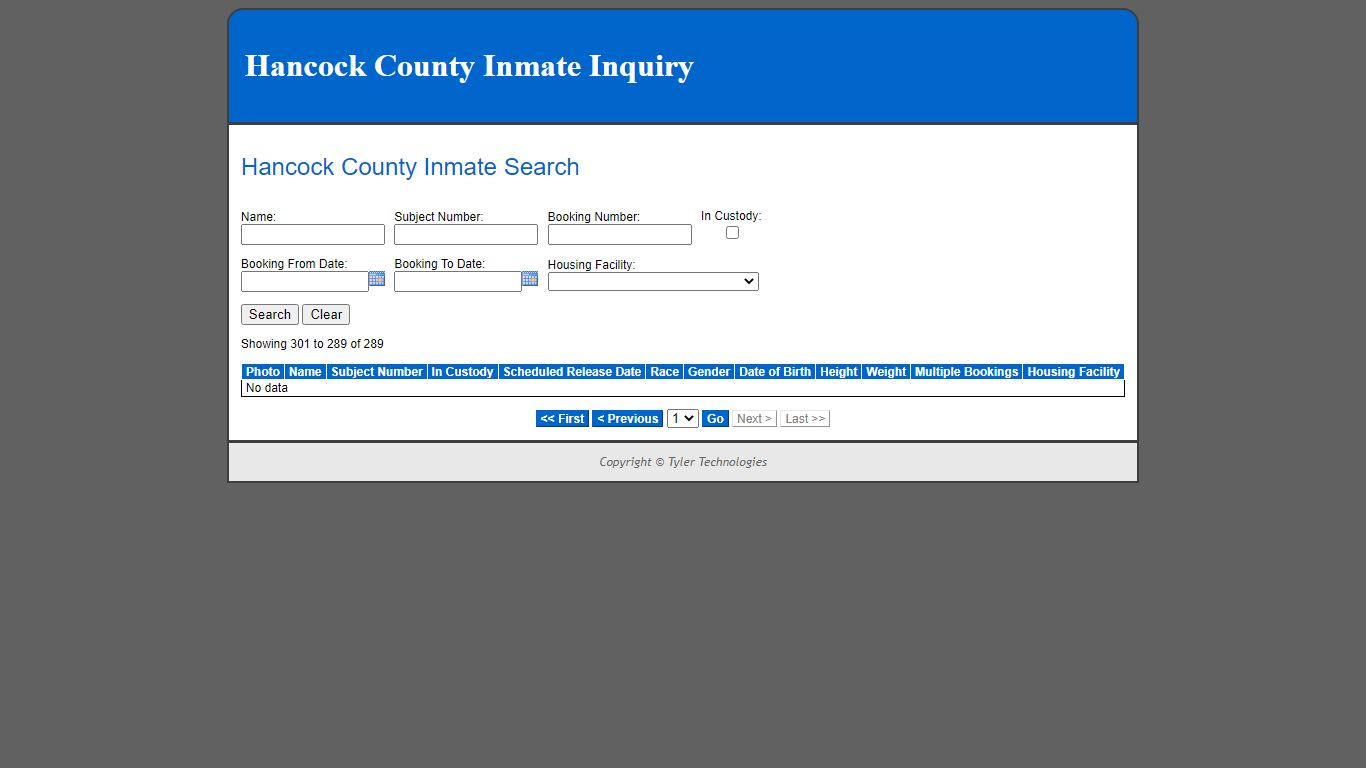 Hancock County Inmate Search - findlayohio